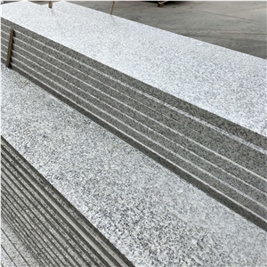 Polished Hubei Sesame White Granite Tiles