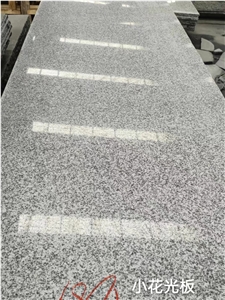 Polished Hubei Sesame White Granite Tiles