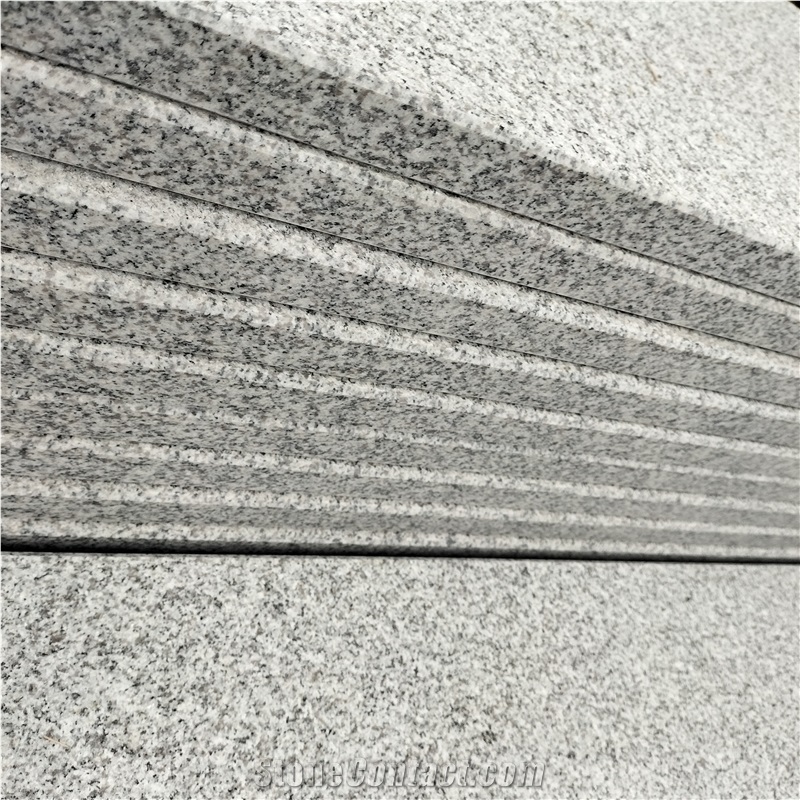 Polished Hubei Sesame White Granite Tiles