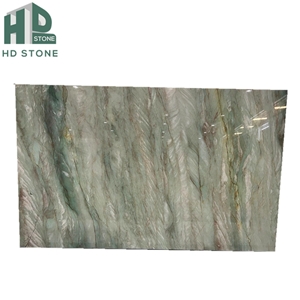 Natural Stone Brazilian Light Emerald Green Quartzite Slab
