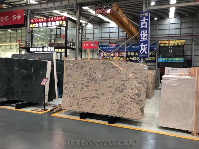 Apollo Gold Mocca Tiger Marble  Multicolor Marble Slab Tile