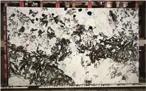 Brazil Alaska White Granite Large Slabs For Interior Design