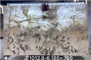 Brazil Alpinus Granite White Big Size Slabs 2.0Cm Polished