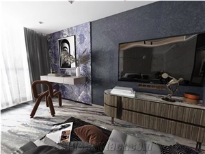 Brazil Dream Sapphire Granite 2.0Cm Large Slabs Polished