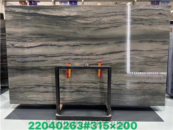 Brazil Misty Rain Quartzite Green Slabs Tile 2Cm Polished