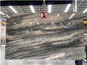 Brazil Misty Rain Quartzite Green Slabs Tile 2Cm Polished