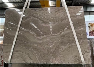 Canada Magic Brown Marble Polished Standard Size Slabs Tile