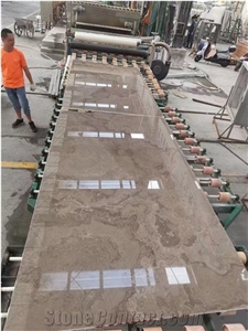 Canada Magic Brown Marble Polished Standard Size Slabs Tile