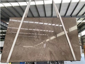 Canada Magic Brown Marble Polished Standard Size Slabs Tile