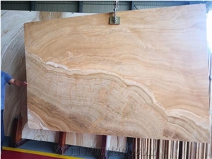 China Gold Grain Marble Big Polished Slabs For Living Room