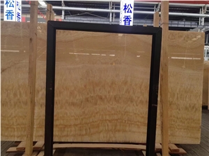 China Honey Onyx Golden Yellow Stone Slab Wall Tile