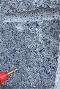 China Sapphire Granite Grey Cut To Size Slabs Tile Polished
