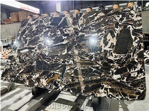 Chinese Kylin Marble Polished Big Size Slabs For Interior