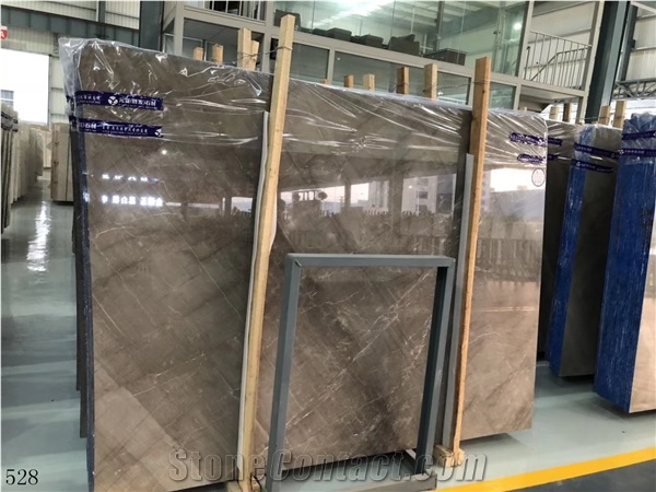 Gold Brick Grey Sandy Marble Slab Tile
