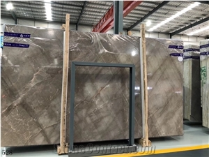Gold Brick Grey Sandy Marble Slab Tile