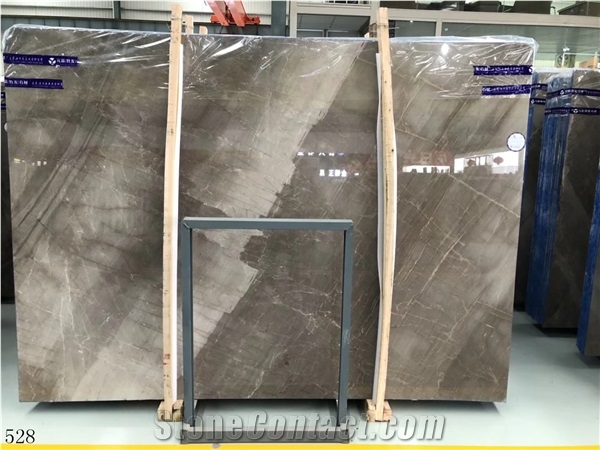 Gold Brick Grey Sandy Marble Slab Tile