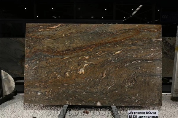 Gold Silk Quartzite Slab