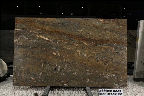 Gold Silk Quartzite Slab