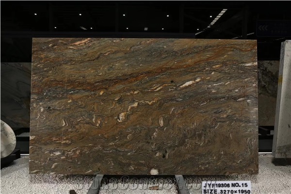 Gold Silk Quartzite Slab