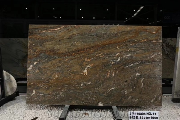 Gold Silk Quartzite Slab
