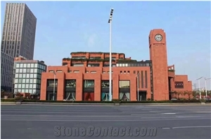 India Agra Red Sandstone Small Size Slabs For Outdoor Design