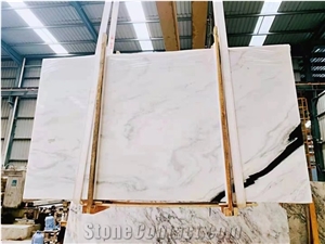 India Sonal White Marble 1.8Cm Polished Standard Size Slabs