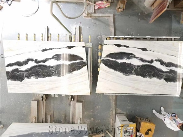 India Sonal White Marble Standard Slabs For Living Room Use