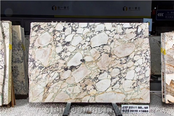 Italy Calacatta Viola Marble Lilac Big Size Slabs Polished
