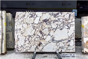 Italy Calacatta Viola Marble Lilac Big Size Slabs Polished