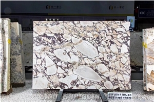 Italy Calacatta Viola Marble Lilac Big Size Slabs Polished