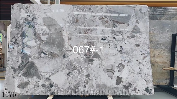 Italy Silver Statuario Marble Standard Size Slabs Polished
