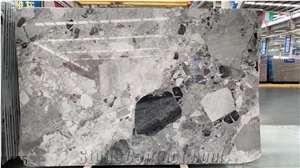 Italy Silver Statuario Marble Standard Size Slabs Polished