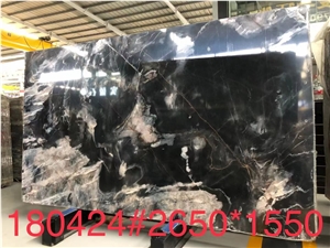 Mojinsha Mystic River Marble Mystiq Black Slab For Wall