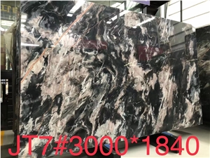 Mojinsha Mystic River Marble Mystiq Black Slab For Wall
