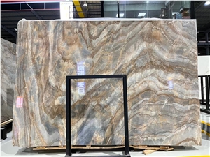 Myanmar Yinxun Palissandro Lafite Yellow Blue Marble Slab