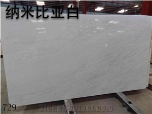 Namibia White Marble Big Size Slabs Polished For Living Room