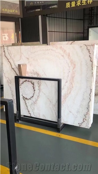 Pakistan Rainbow White Onyx Polished For Living Room Use