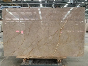 Turkey Menes Gold Marble Beige Big Size Polished Slabs Tile