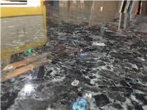 Ukraine Volga Blue Granite Small Size Tiles Polished 2.0Cm
