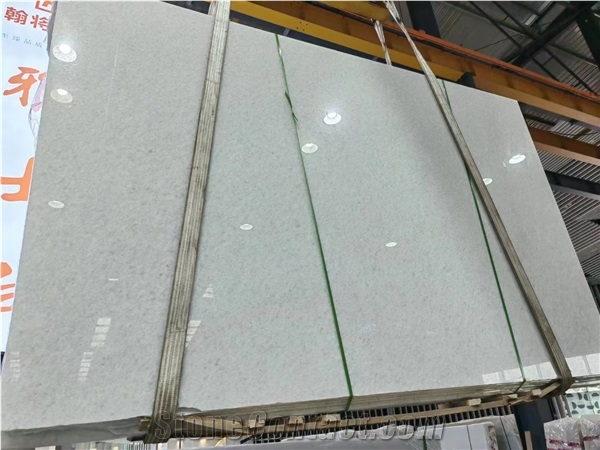 Viet Nam Crystal White Marble Polished Standard Size Slabs