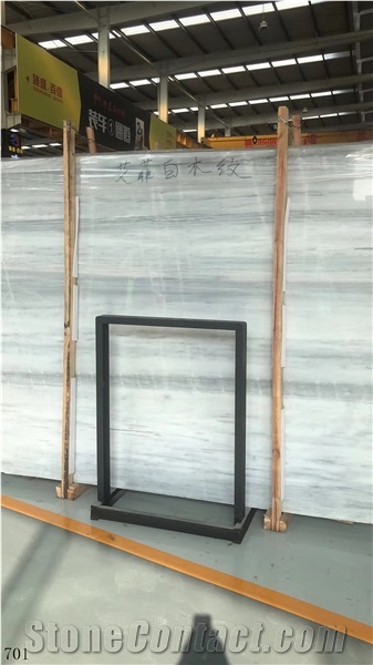 White Wood Jade Marble Effie Slab Tile