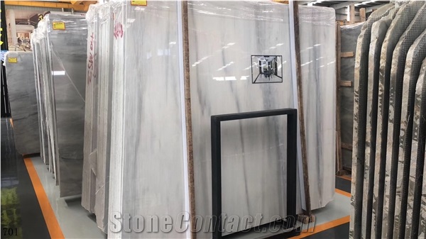White Wood Jade Marble Effie Slab Tile