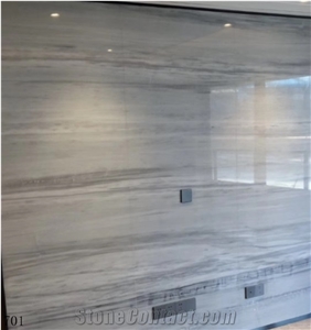 White Wood Jade Marble Effie Slab Tile