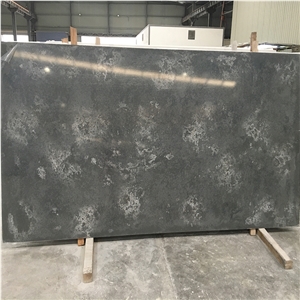 New Artificial Quartz Grey Quartz Slab