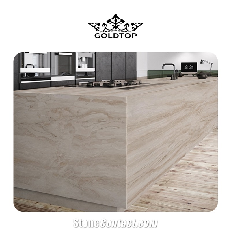 Best Price Decorative Stone Turkish Cappucino Marble Slabs