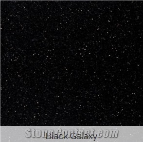 Black Galaxy Granite Slabs For Kitchen Countertops