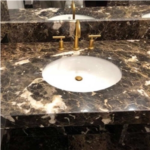 China Emperador Dark Marble, China Marron Emperador For Stairs