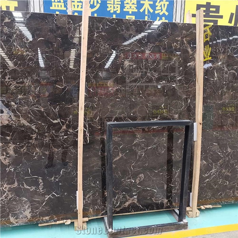 China Emperador Dark Marble, China Marron Emperador For Stairs