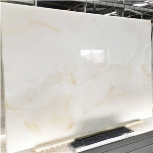 China White Cloud Marble Reception Counters