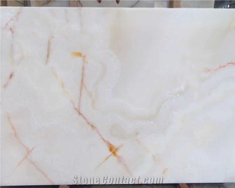 China White Cloud Marble Reception Counters